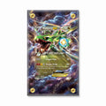 Rayquaza EX 034-036 EX Deoxys Pokemon Cards Custom Art Display Cases - Screws Case - Front View