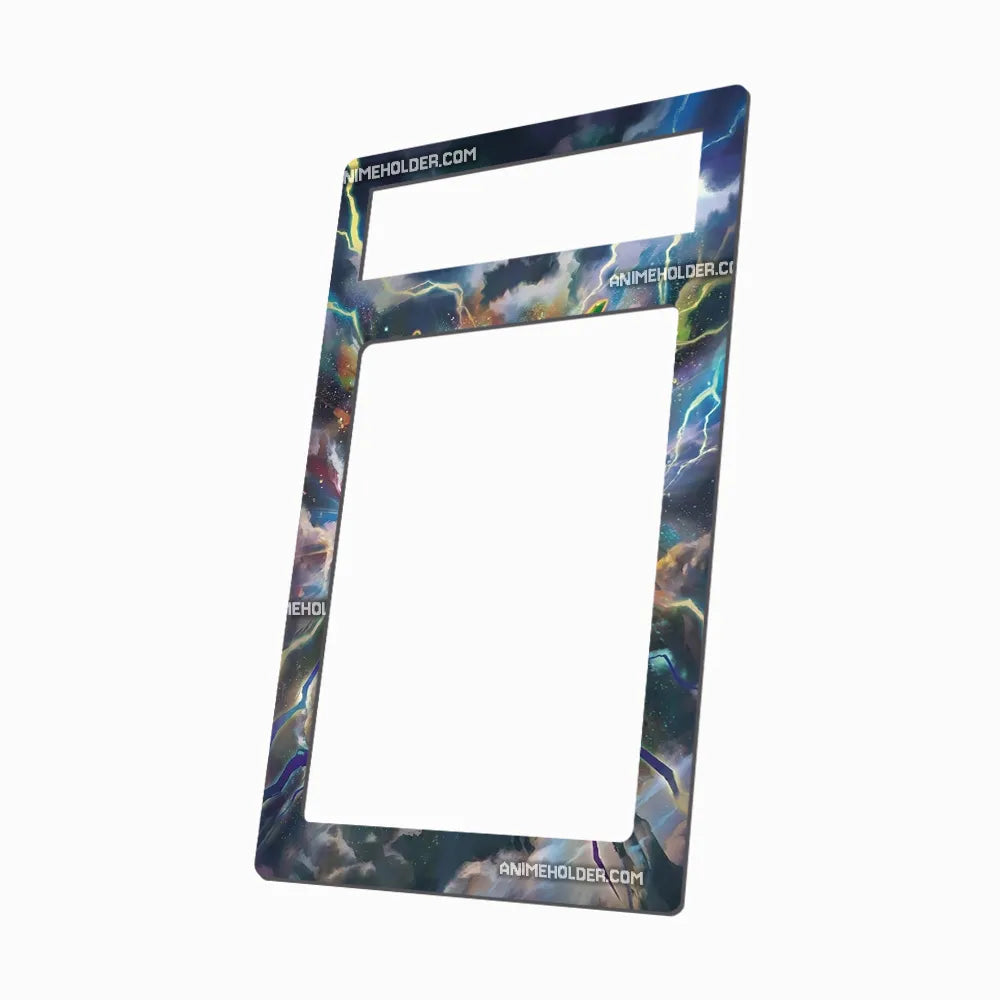 Rayquaza EX 096-131 Legendary Treasures Pokemon Cards Custom Art Display Cases - PSA Metal Art Only - Side View