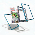 Rayquaza EX 096-131 Legendary Treasures Pokemon Cards Custom Art Display Cases - PSA Slab Case - Detail View
