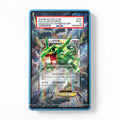 Rayquaza EX 096-131 Legendary Treasures Pokemon Cards Custom Art Display Cases - PSA Slab Case - Front View