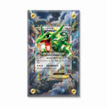 Rayquaza EX 096-131 Legendary Treasures Pokemon Cards Custom Art Display Cases - Screws Case - Front View