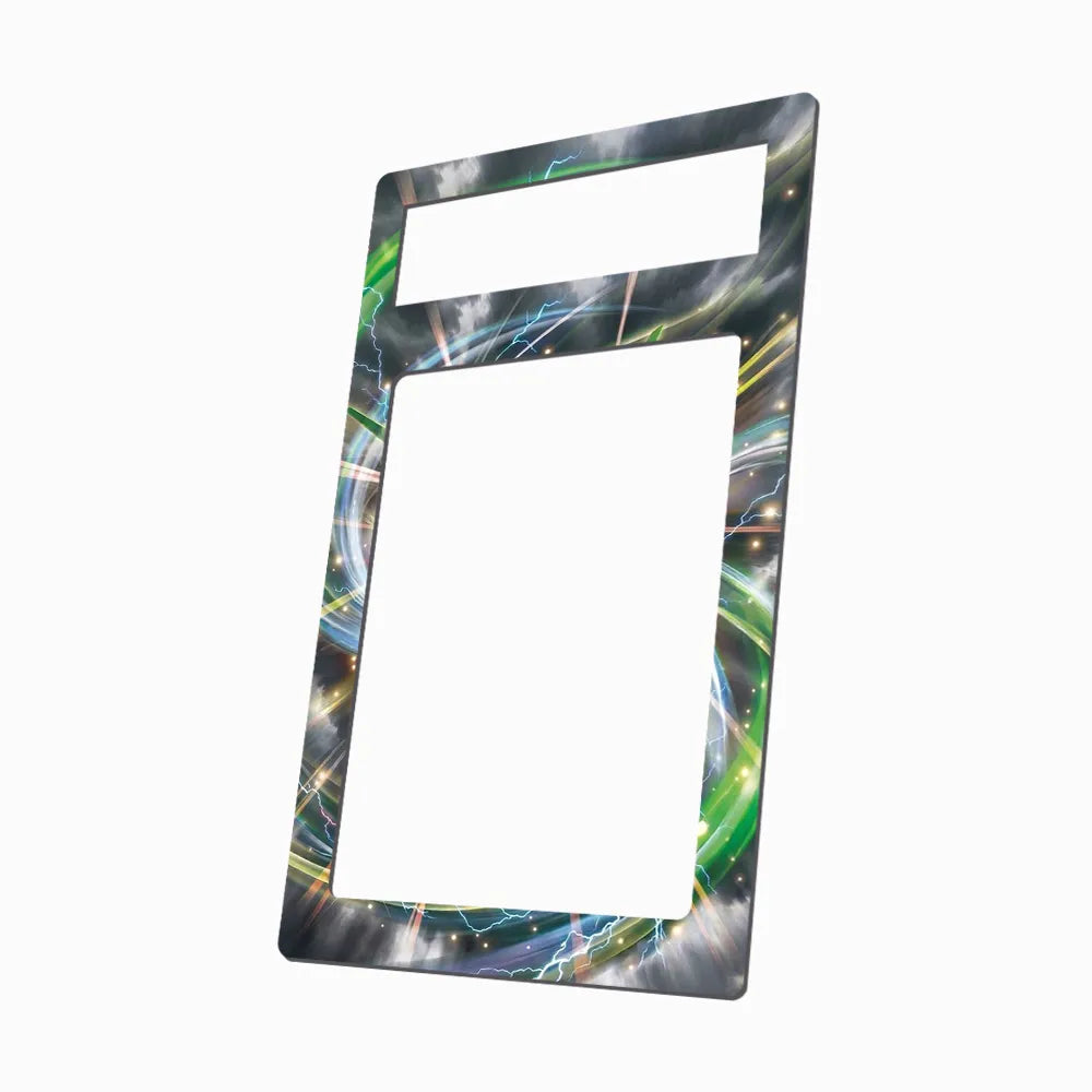 Rayquaza EX 60-108 Ultra Rare Roaring Skies Extended Art Display Cases - PSA Metal Art Only - Side View