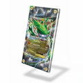 Rayquaza EX 60-108 Ultra Rare Roaring Skies Extended Art Display Cases - Screws Case - Side View