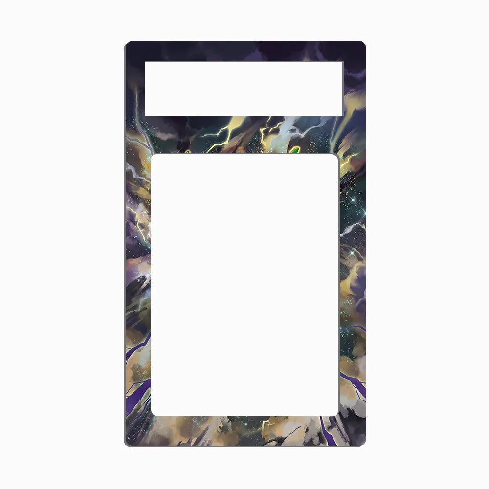 Rayquaza EX 75-108 Roaring Skies Extended Art Display Cases - PSA Metal Art Only - Front View