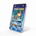 Rayquaza GX 109 Pokemon Celestial Storm Extended Art Display Cases - Magnetic Case - Side View
