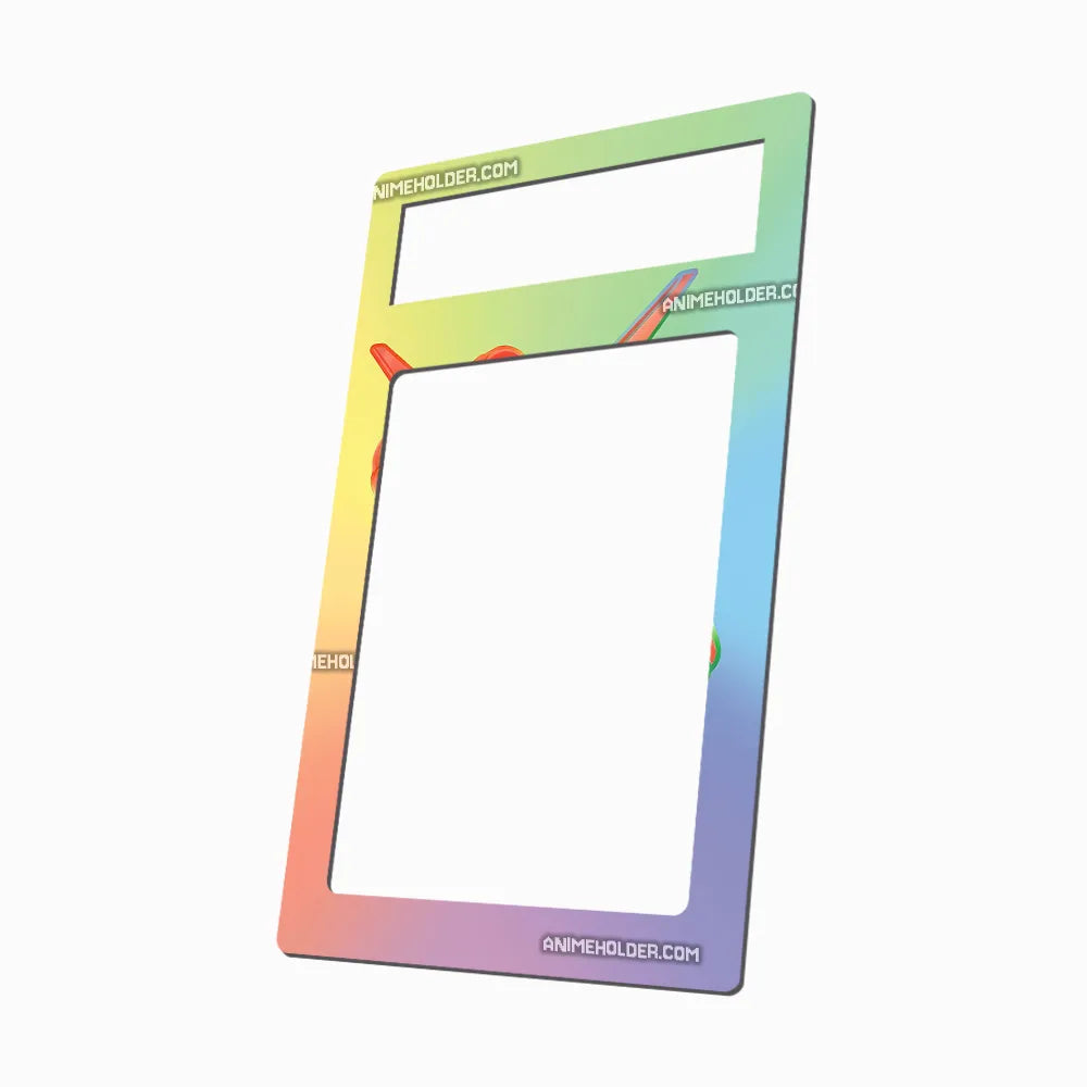 Rayquaza VMAX 082-067 Evolving Skies Pokemon Cards Custom Art Display Cases - PSA Metal Art Only - Side View