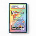 Rayquaza VMAX 082-067 Evolving Skies Pokemon Cards Custom Art Display Cases - PSA Slab Case - Front View