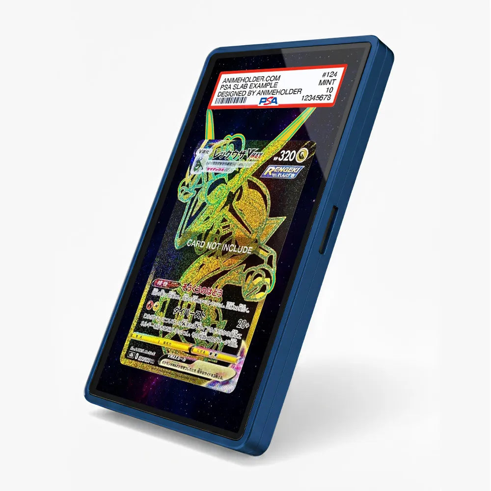 Rayquaza VMAX E 284-184 Sword & Shield Extended Art Display Cases - PSA Slab Case - Side View
