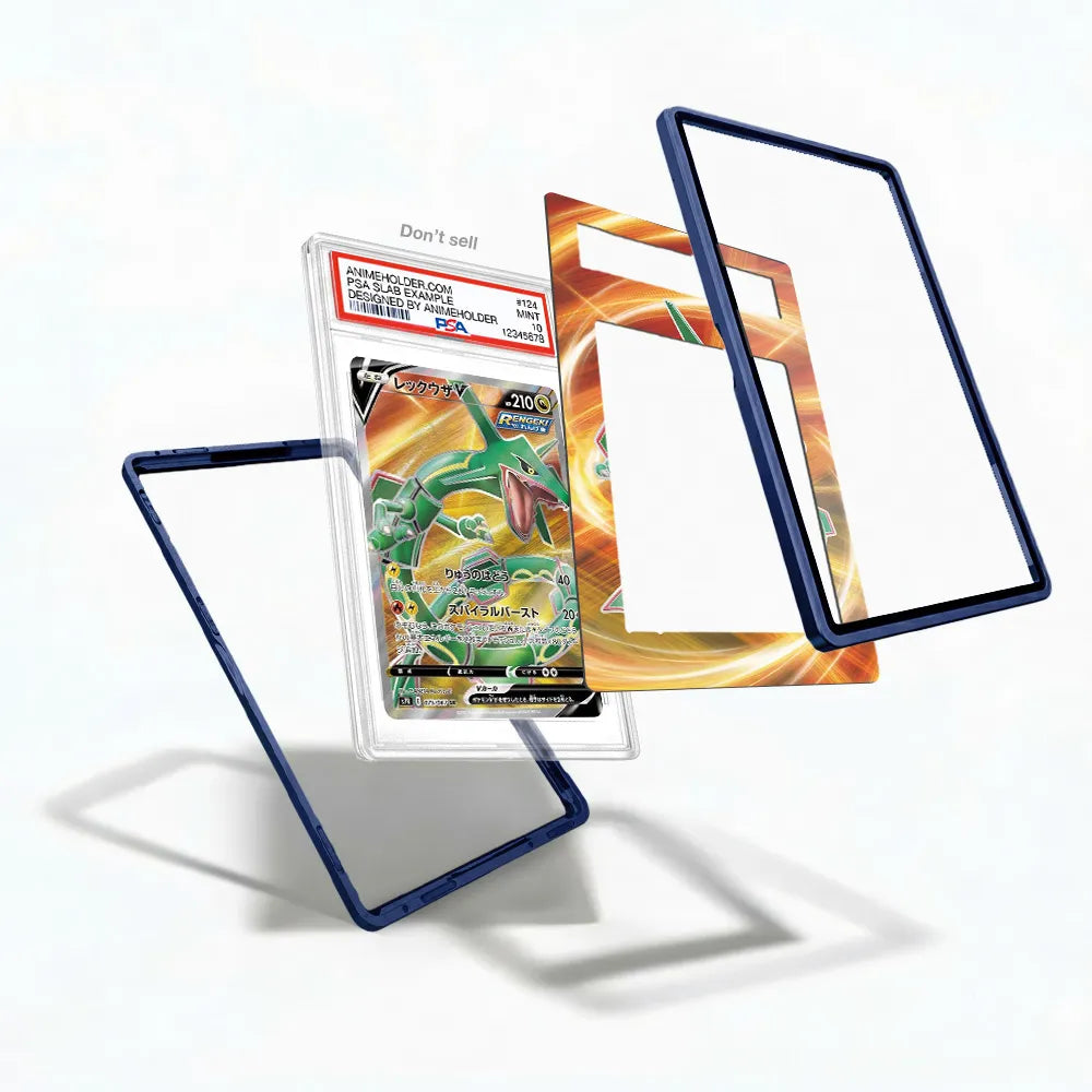 Rayquaza V 075-067 S6R Extended Art Display Cases - PSA Slab Case - Detail View