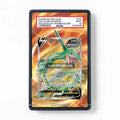 Rayquaza V 075-067 S6R Pokemon Cards Custom Art Display Cases - PSA Slab Case - Front View