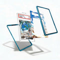 Rayquaza V SIR SAR Evolving Skies Alternate Art Extended Art Display Cases - PSA Slab Case - Detail View