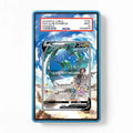 Rayquaza V SIR SAR Evolving Skies Alternate Art Extended Art Display Cases - PSA Slab Case - Front View