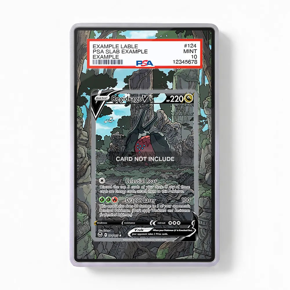 Regidrago V 184-195 SIR SAR Silver Tempest Alternate Art Extended Art Display Cases - PSA Slab Case - Front View