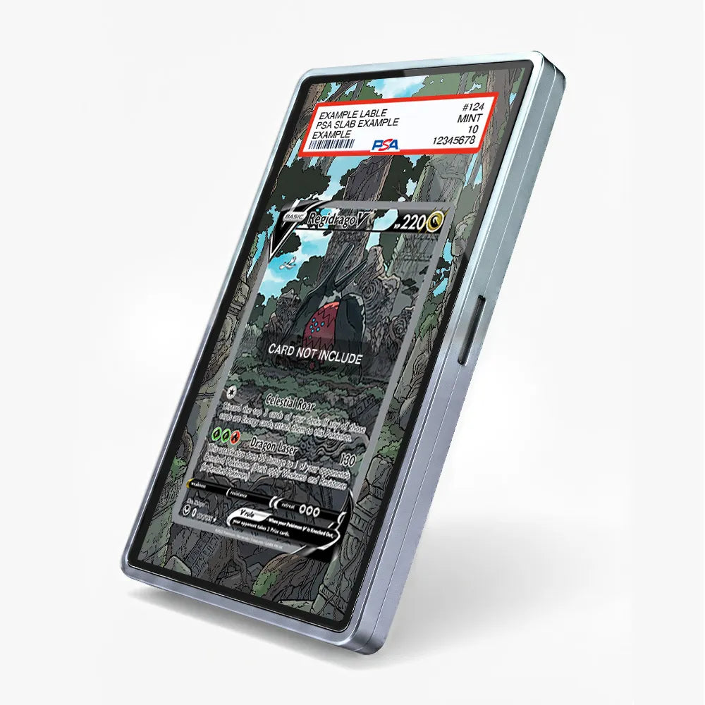 Regidrago V 184-195 SIR SAR Silver Tempest Alternate Art Extended Art Display Cases - PSA Slab Case - Side View