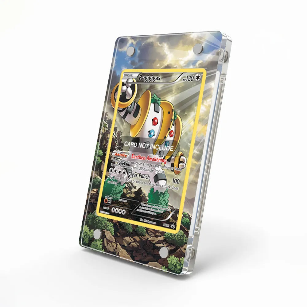 Regigigas XY82 Promo XY Series Extended Art Display Cases - Magnetic Case - Side View