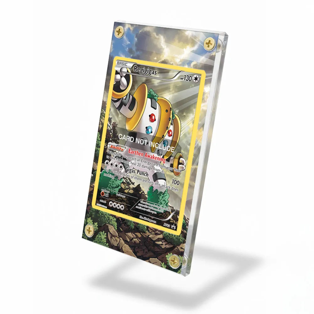 Regigigas XY82 Promo XY Series Extended Art Display Cases - Screws Case - Side View