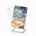 Reshiram & Charizard GX 20 Unbroken Bonds Pokemon Cards Custom Art Display Cases - Magnetic Case - Detail View