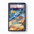 Reshiram & Charizard GX 20 Unbroken Bonds Pokemon Cards Custom Art Display Cases - PSA Slab Case - Front View