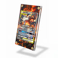 Reshiram & Charizard GX SM201 Promo Extended Art Display Cases - Screws Case - Side View