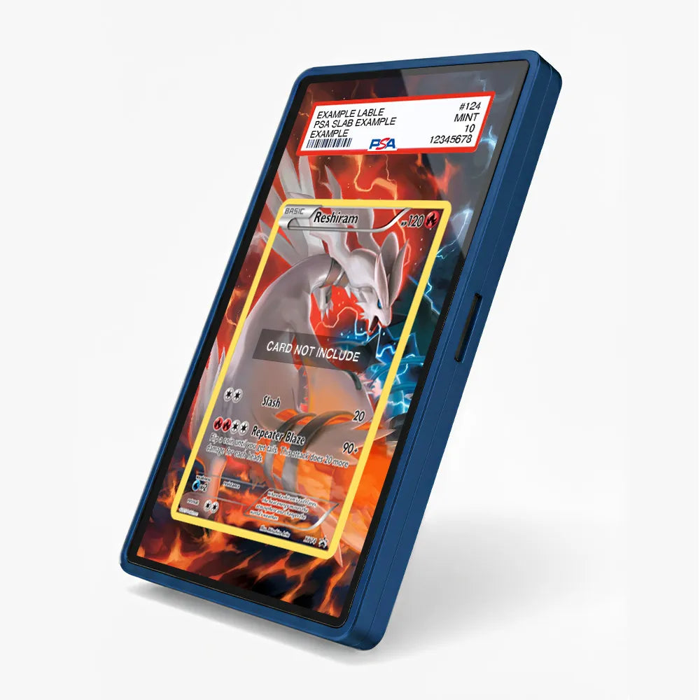 Reshiram XY74 Promo XY Series Extended Art Display Cases - PSA Slab Case - Side View
