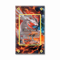 Reshiram XY74 Promo XY Series Extended Art Display Cases - Screws Case - Front View