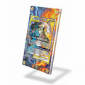 Reshiram Zekrom-GX 222-236 Cosmic Eclipse Extended Art Display Cases - Screws Case - Side View