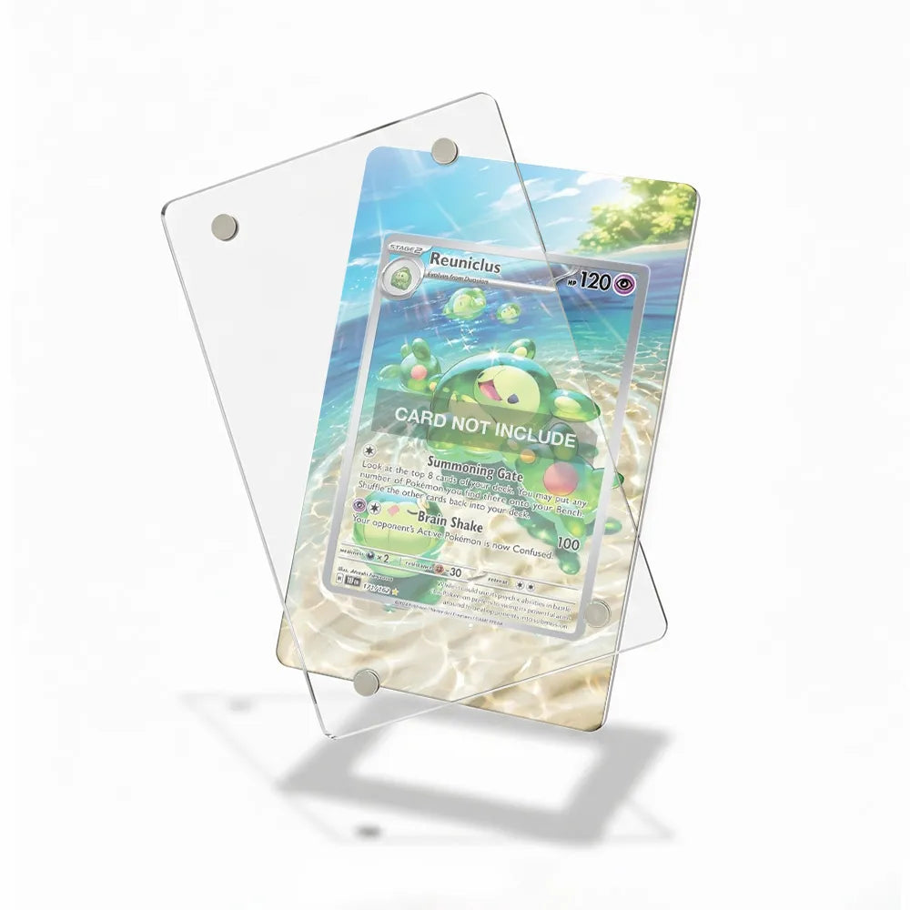 Reuniclus 171-TEF Illustration Rare Extended Art Display Cases - Magnetic Case - Detail View