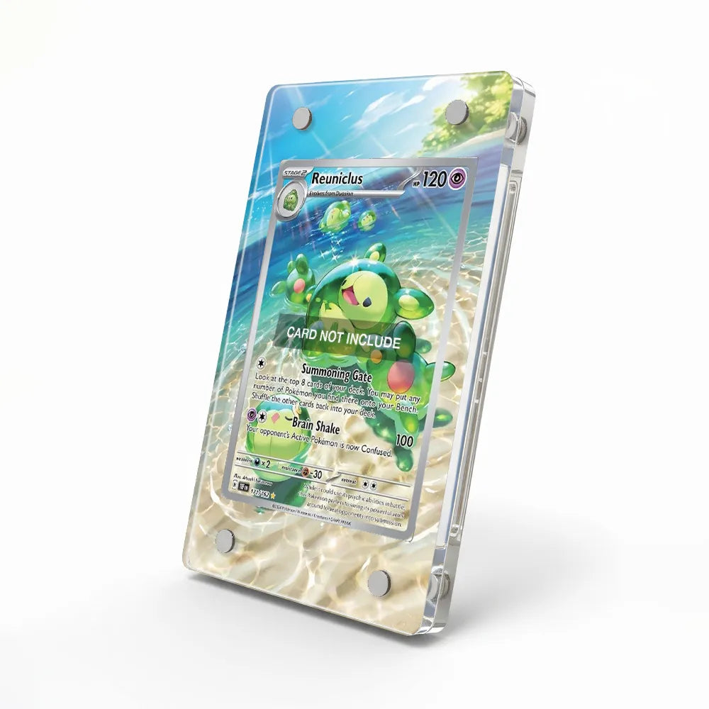 Reuniclus 171-TEF Illustration Rare Extended Art Display Cases - Magnetic Case - Side View