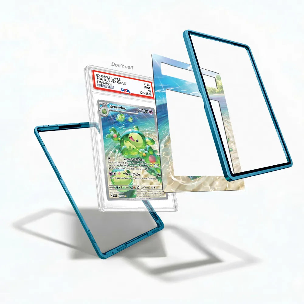 Reuniclus 171-TEF Illustration Rare Extended Art Display Cases - PSA Slab Case - Detail View