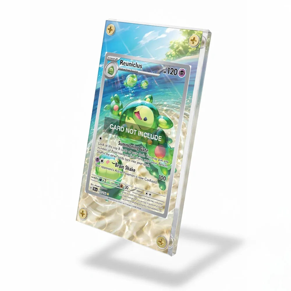Reuniclus 171-TEF Illustration Rare Extended Art Display Cases - Screws Case - Side View