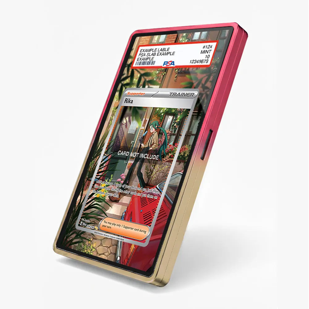 Rika 258-182 SIR SAR Paradox Rift Extended Art Display Cases - PSA Slab Case - Side View