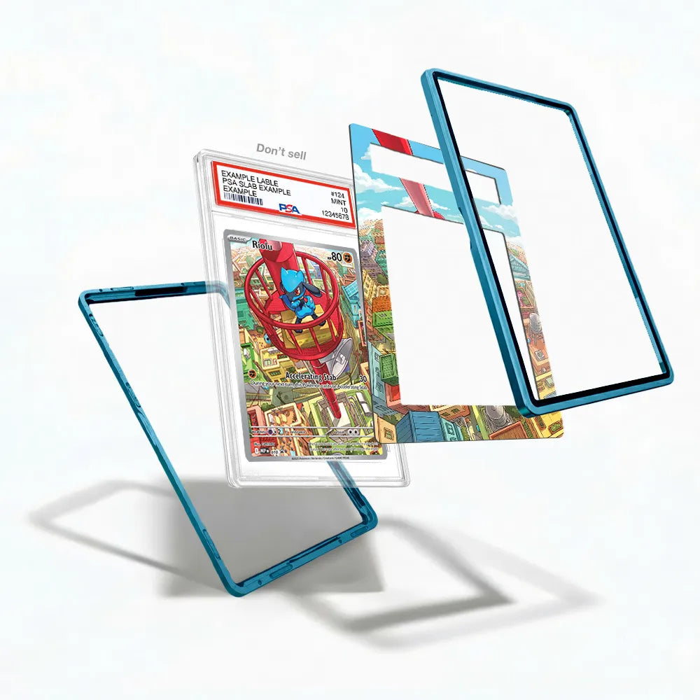 Riolu MEP 010 Promo Extended Art Display Cases - PSA Slab Case - Detail View