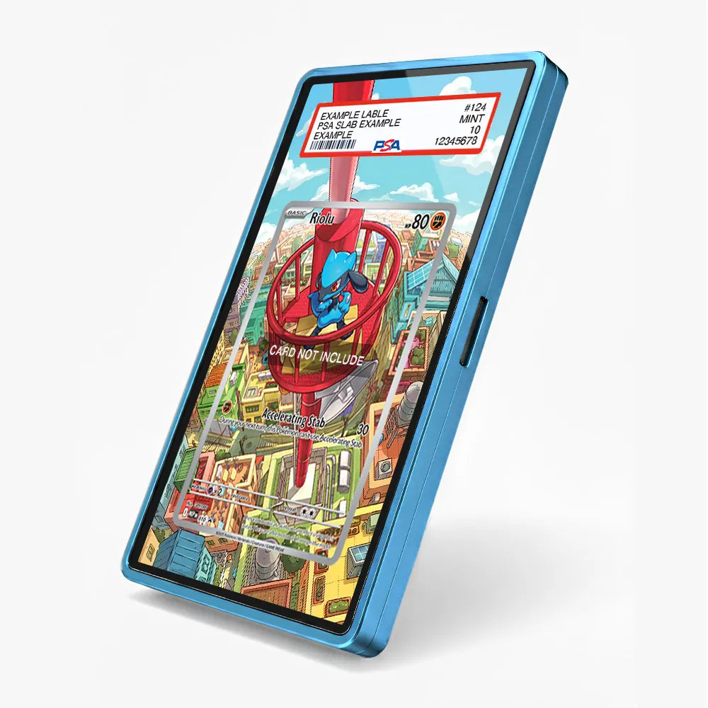 Riolu MEP 010 Promo Extended Art Display Cases - PSA Slab Case - Side View