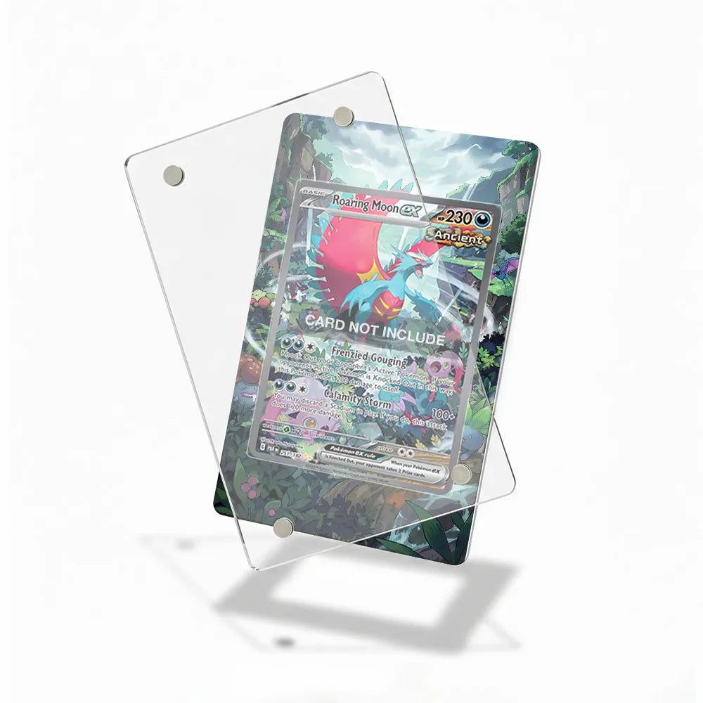 Roaring Moon ex 251-182 SIR SAR Paradox Rift Extended Art Display Cases - Magnetic Case - Detail View