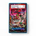 Roronoa Zoro 015 Official Event Prize Extended Art Display Cases - PSA Slab Case - Front View