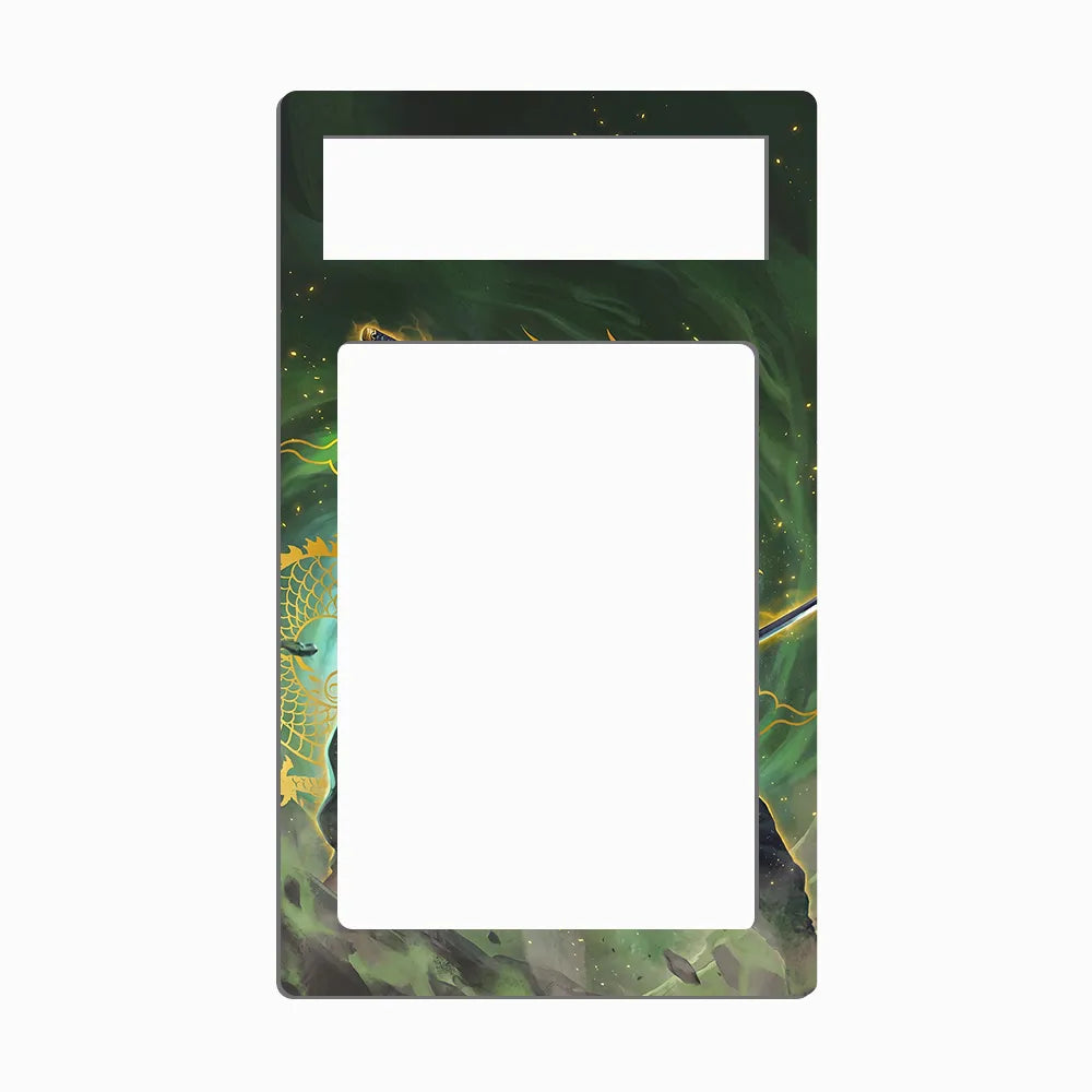Roronoa Zoro 025 1st Anniversary Set Extended Art Display Cases - PSA Metal Art Only - Front View
