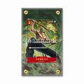 Roronoa Zoro 025 1st Anniversary Set Extended Art Display Cases - Screws Case - Front View
