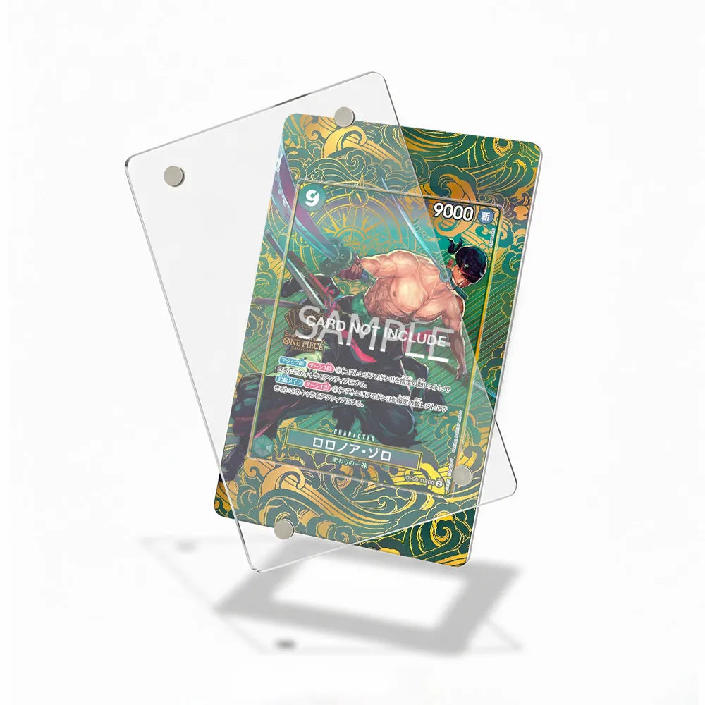 Roronoa Zoro 118 2nd Anniversary Set Extended Art Display Cases - Magnetic Case - Detail View