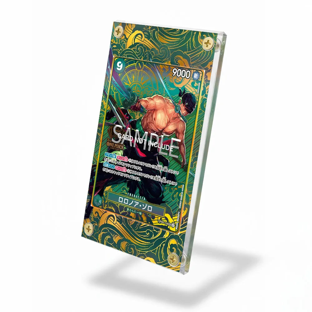 Roronoa Zoro 118 2nd Anniversary Set Extended Art Display Cases - Screws Case - Side View