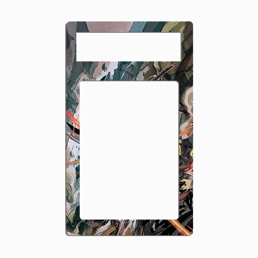 Roronoa Zoro EB04-007 English Edition Pokemon Cards Custom Art Display Cases - PSA Metal Art Only - Front View