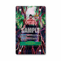 Roronoa Zoro OP06-118 SEC Wings of the Captain Extended Art Display Cases - Magnetic Case - Front View