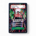 Roronoa Zoro OP06-118 SEC Wings of the Captain Extended Art Display Cases - PSA Slab Case - Front View