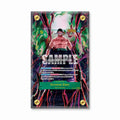 Roronoa Zoro OP06-118 SEC Wings of the Captain Extended Art Display Cases - Screws Case - Front View