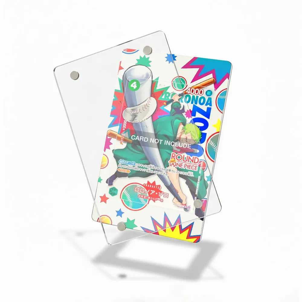 Roronoa Zoro PRB02-006 Round1 Promo Extended Art Display Cases - Magnetic Case - Detail View
