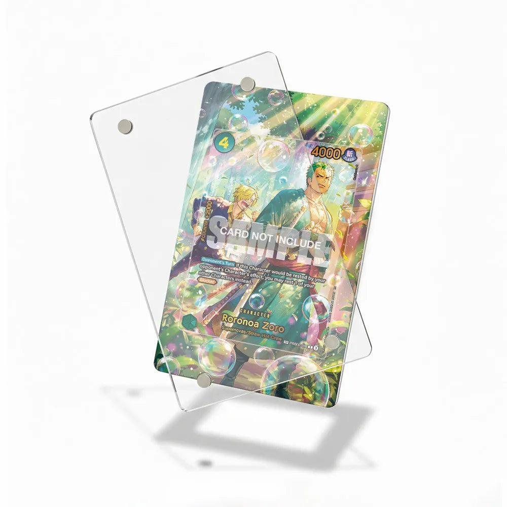 Roronoa Zoro SP PRB02-006 OP14-The Azure Sea's Seven Extended Art Display Cases - Magnetic Case - Detail View