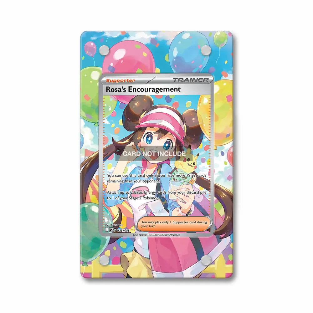 Rosa Card SIR SAR Nihil Zero Perfect Order Extended Art Display Cases - Magnetic Case - Front View