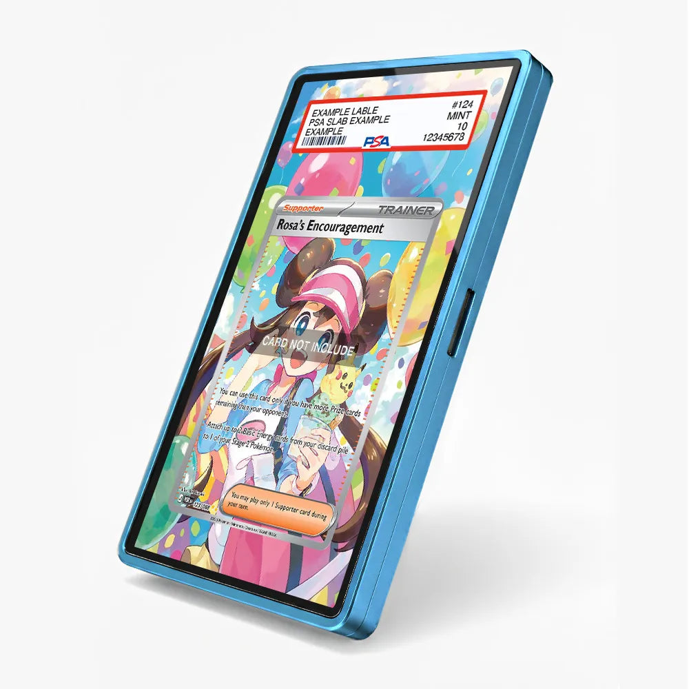 Rosa Card SIR SAR Nihil Zero Perfect Order Extended Art Display Cases - PSA Slab Case - Side View