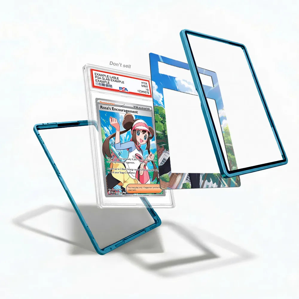 Rosa SR Nihil Zero Perfect Order Extended Art Display Cases - PSA Slab Case - Detail View