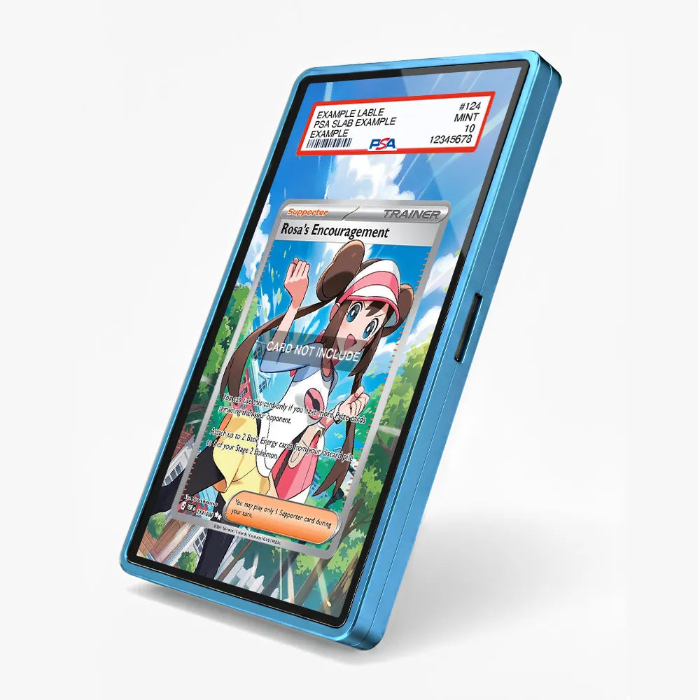 Rosa SR Nihil Zero Perfect Order Extended Art Display Cases - PSA Slab Case - Side View