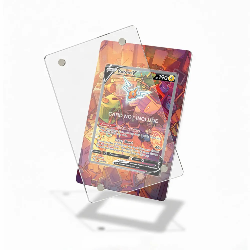 Rotom V 177-196 SIR SAR Lost Origin Alternate Art Extended Art Display Cases - Magnetic Case - Detail View